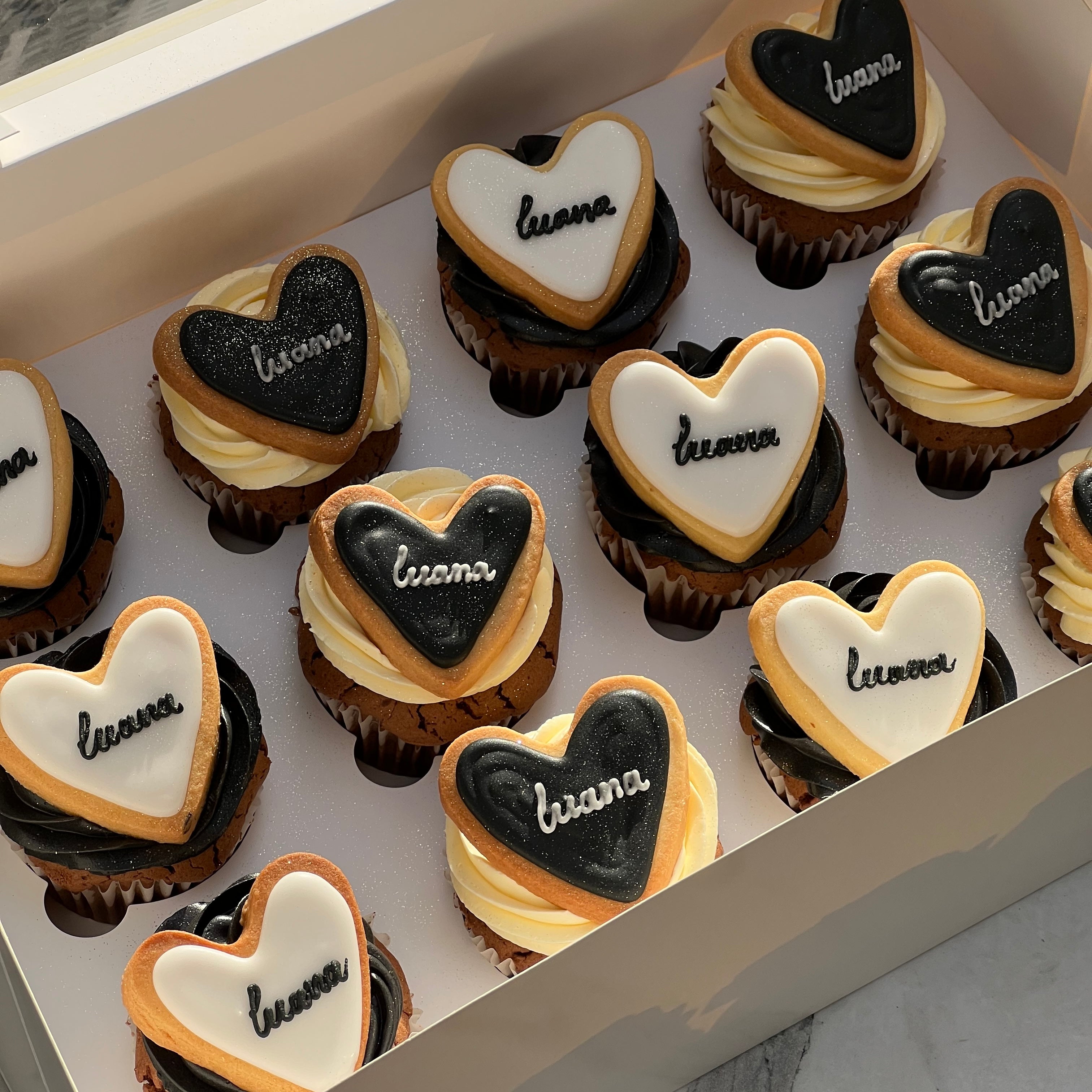 Heart Cookie Cupcake
