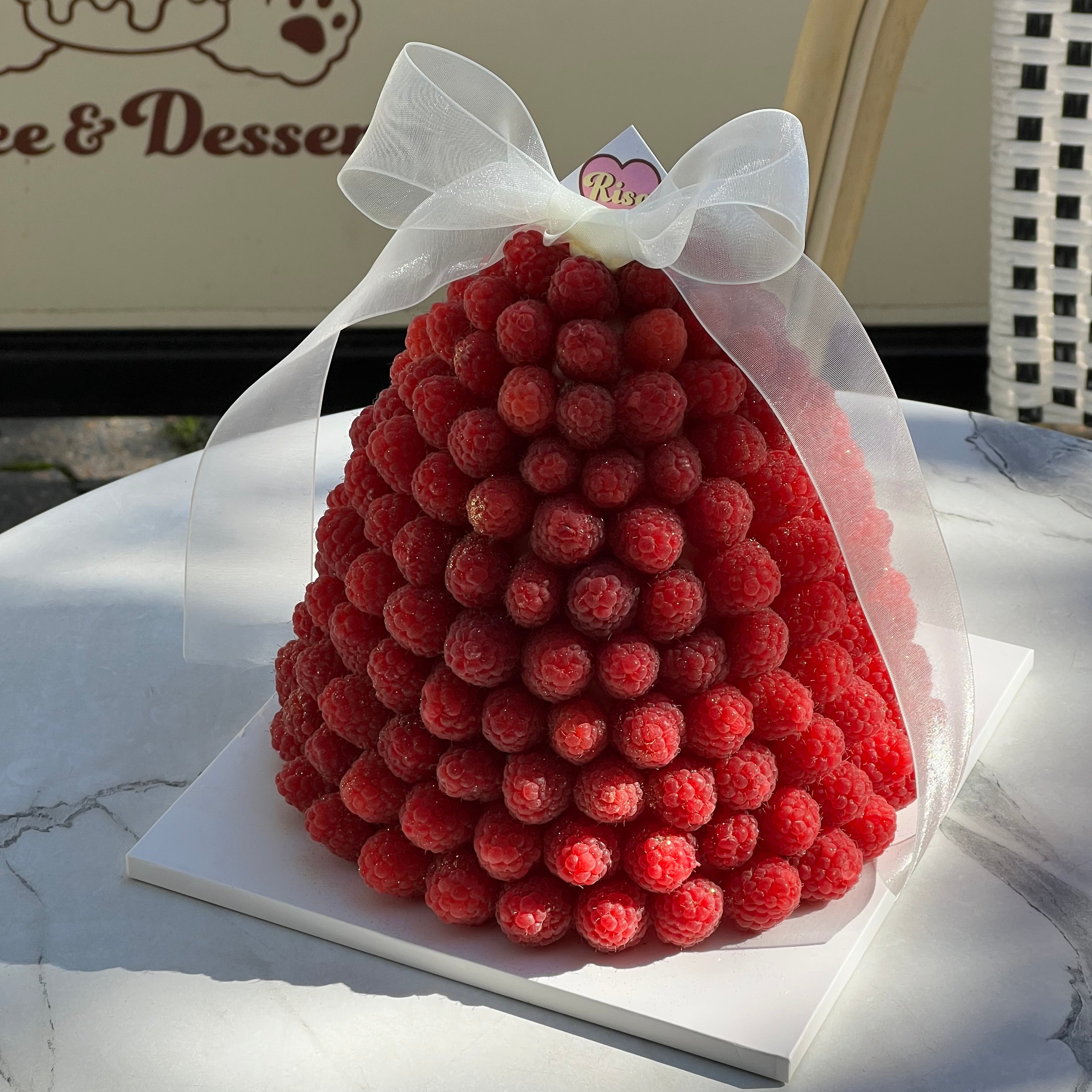 Raspberry Bloom Cake