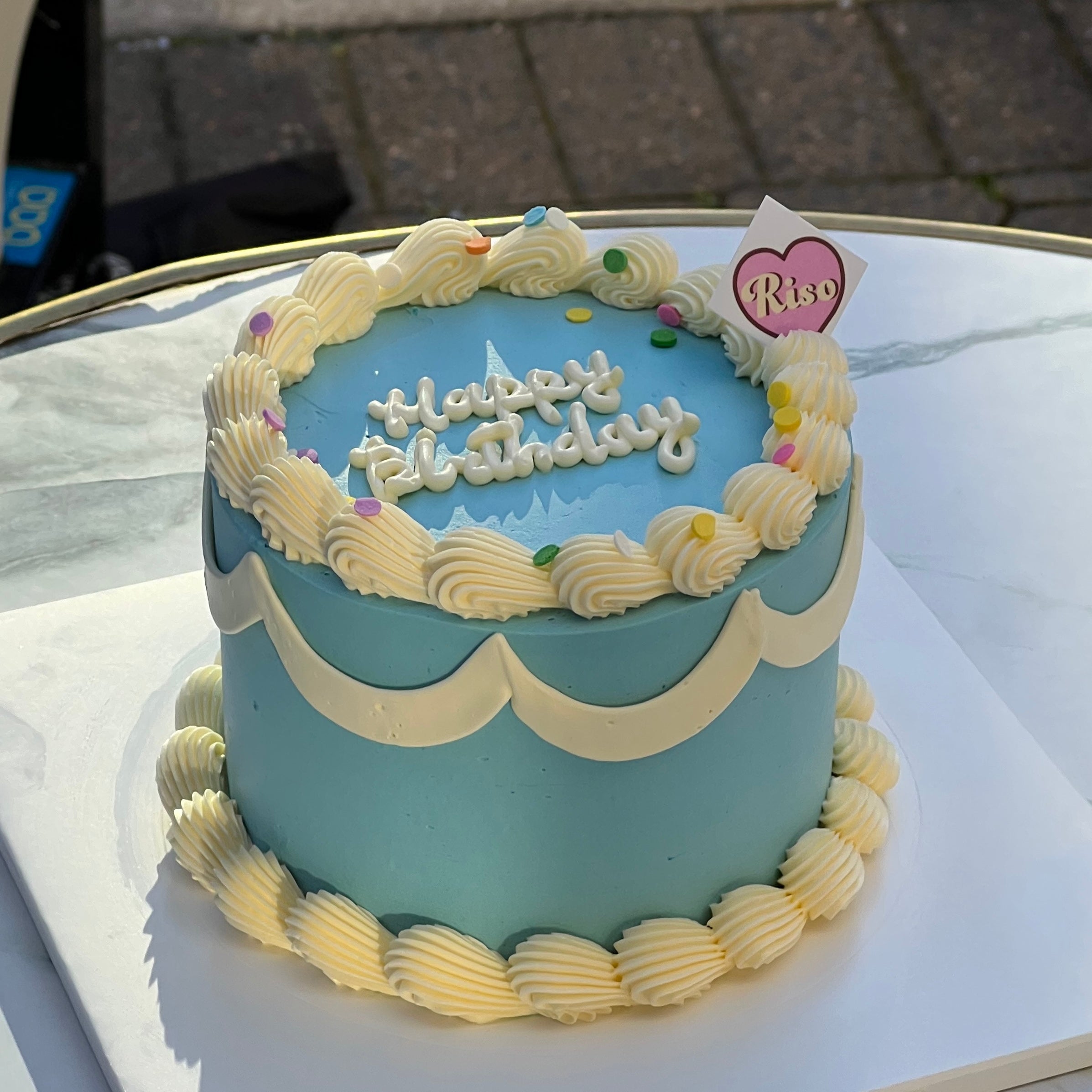 Swirl Symphony Cake (Round/Heart)