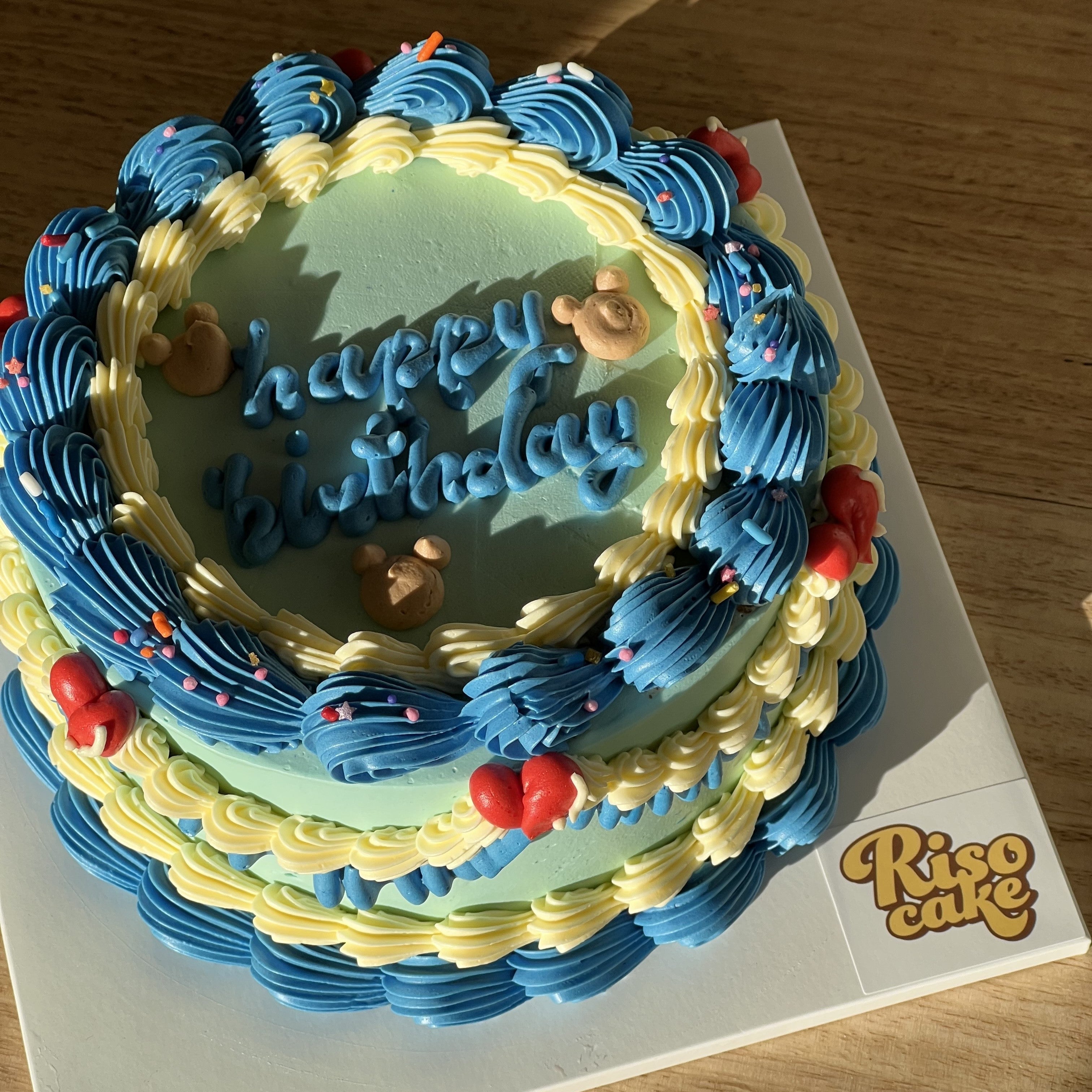 Baby Vintage Cake (Round/Heart)