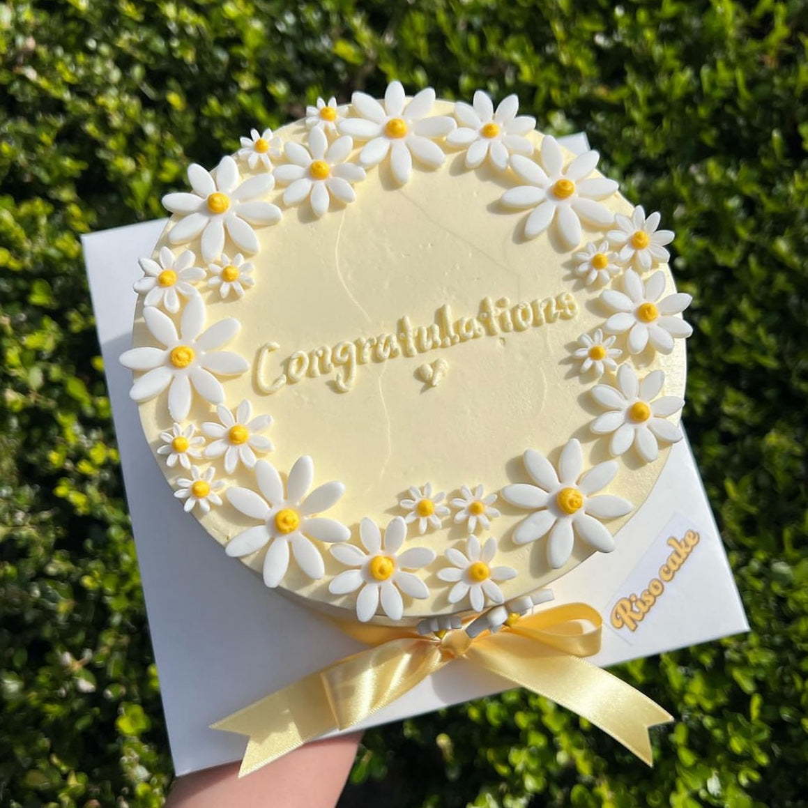 Daisy Wreaths Cake