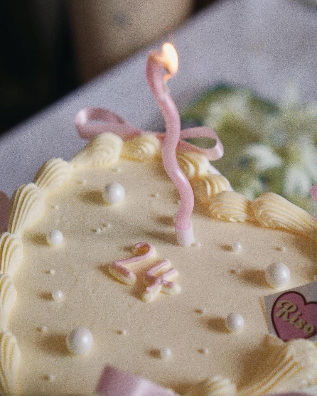 Pearl Balletcore Cake (Round/Heart)