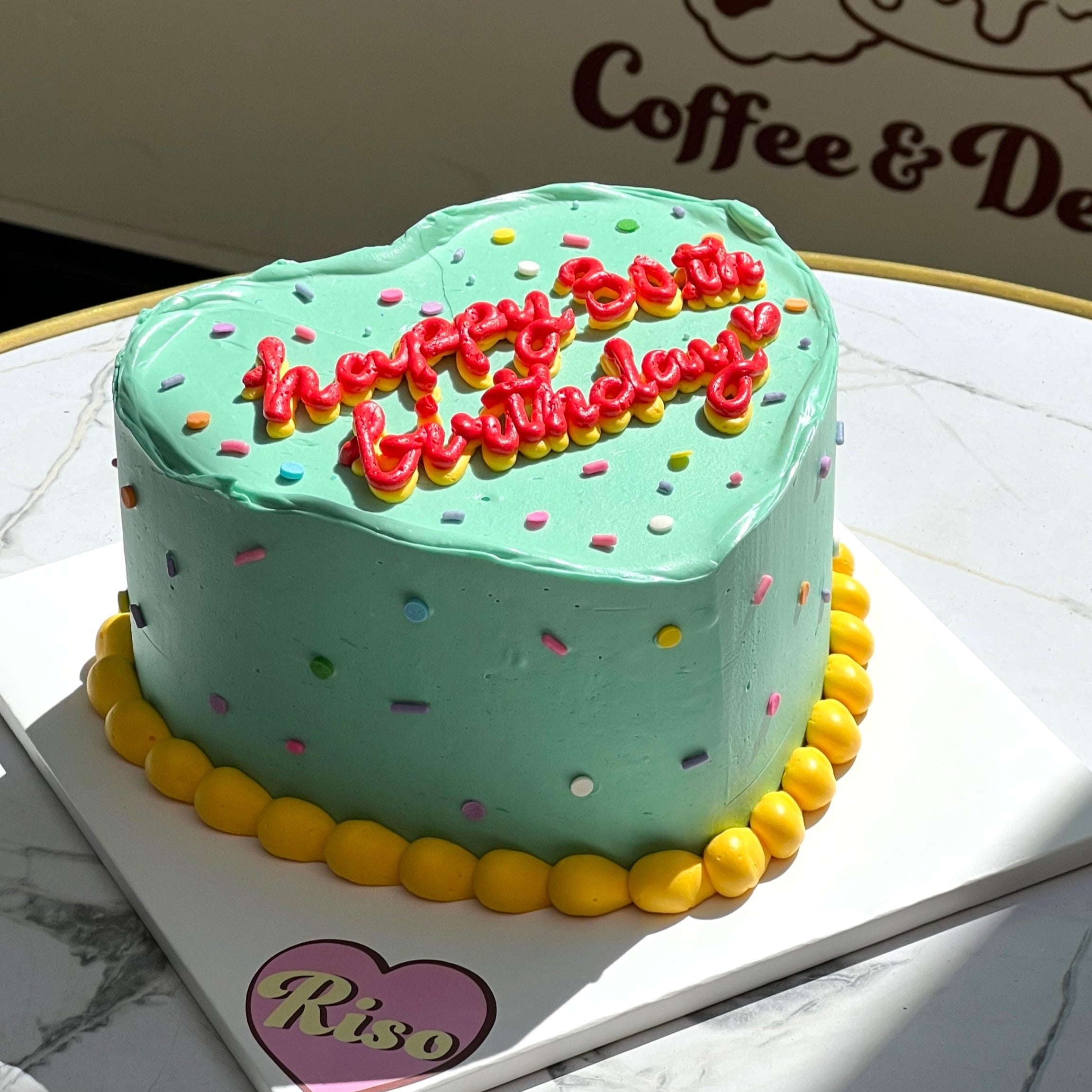 Colour Pop Cake (Round/Heart)