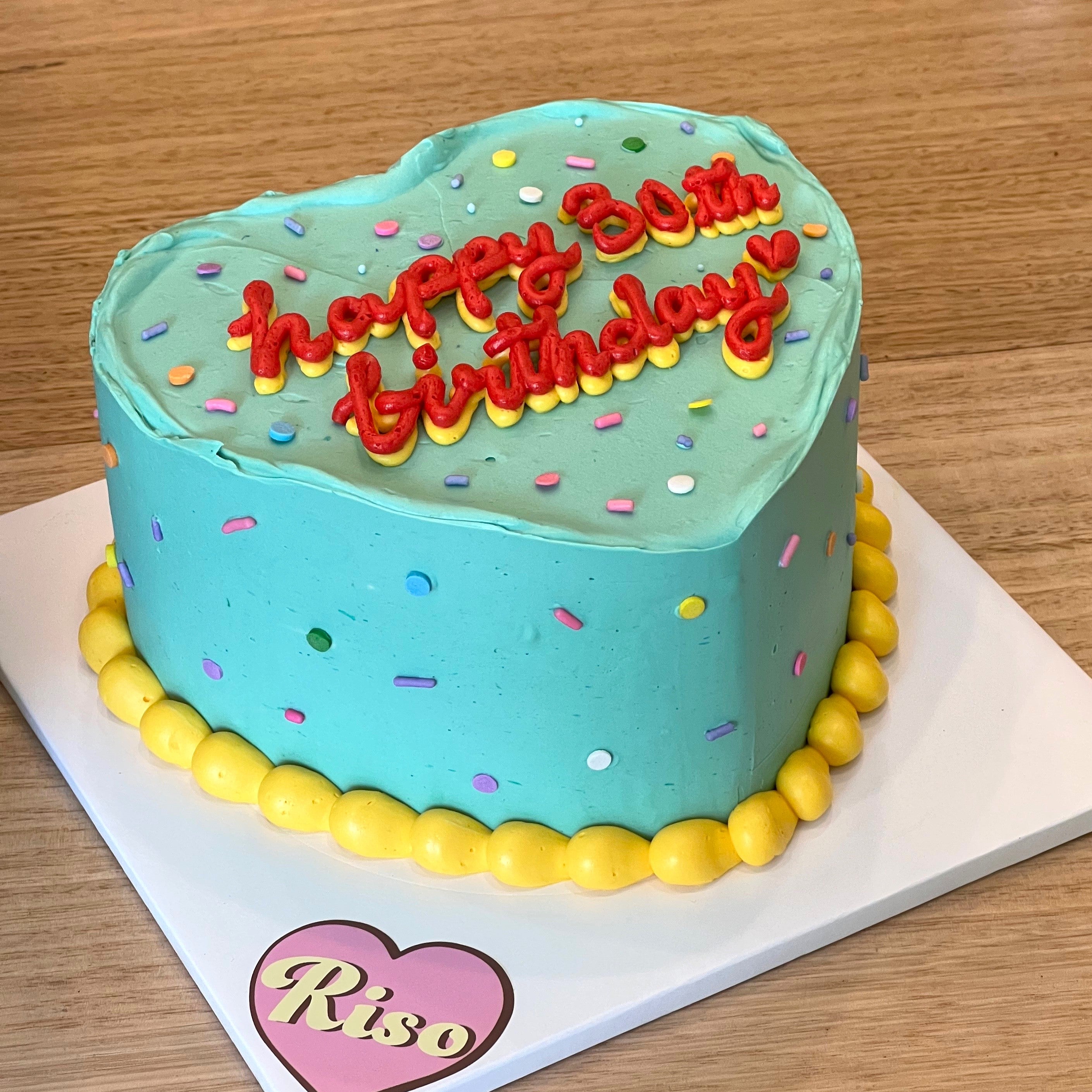 Colour Pop Cake (Round/Heart)