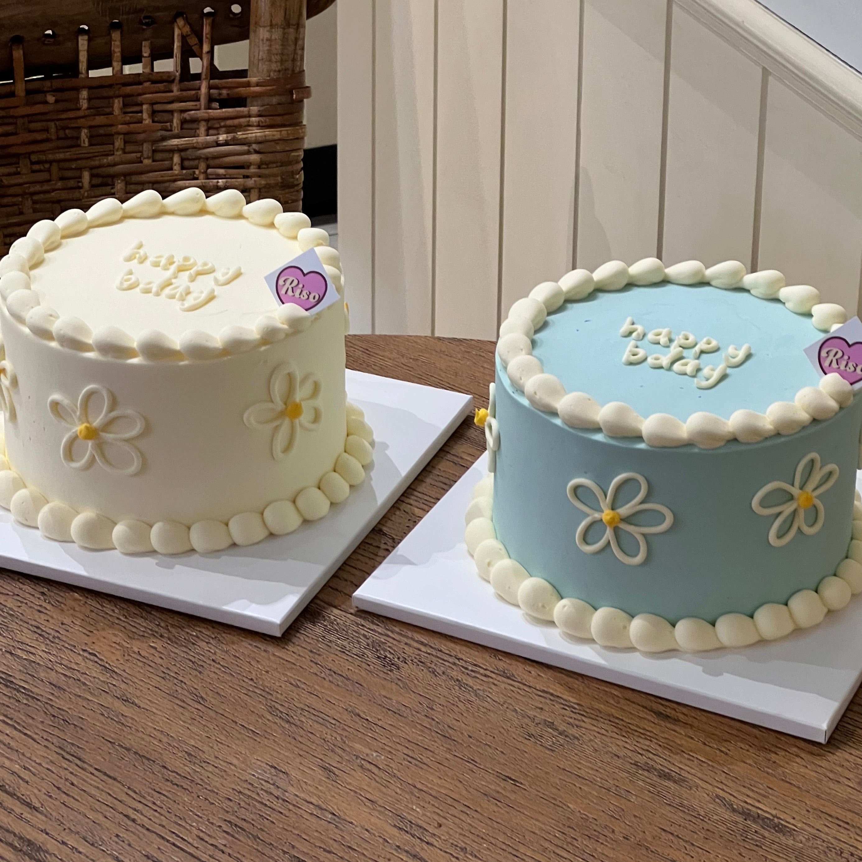 Daisy Cake (Round/Heart)