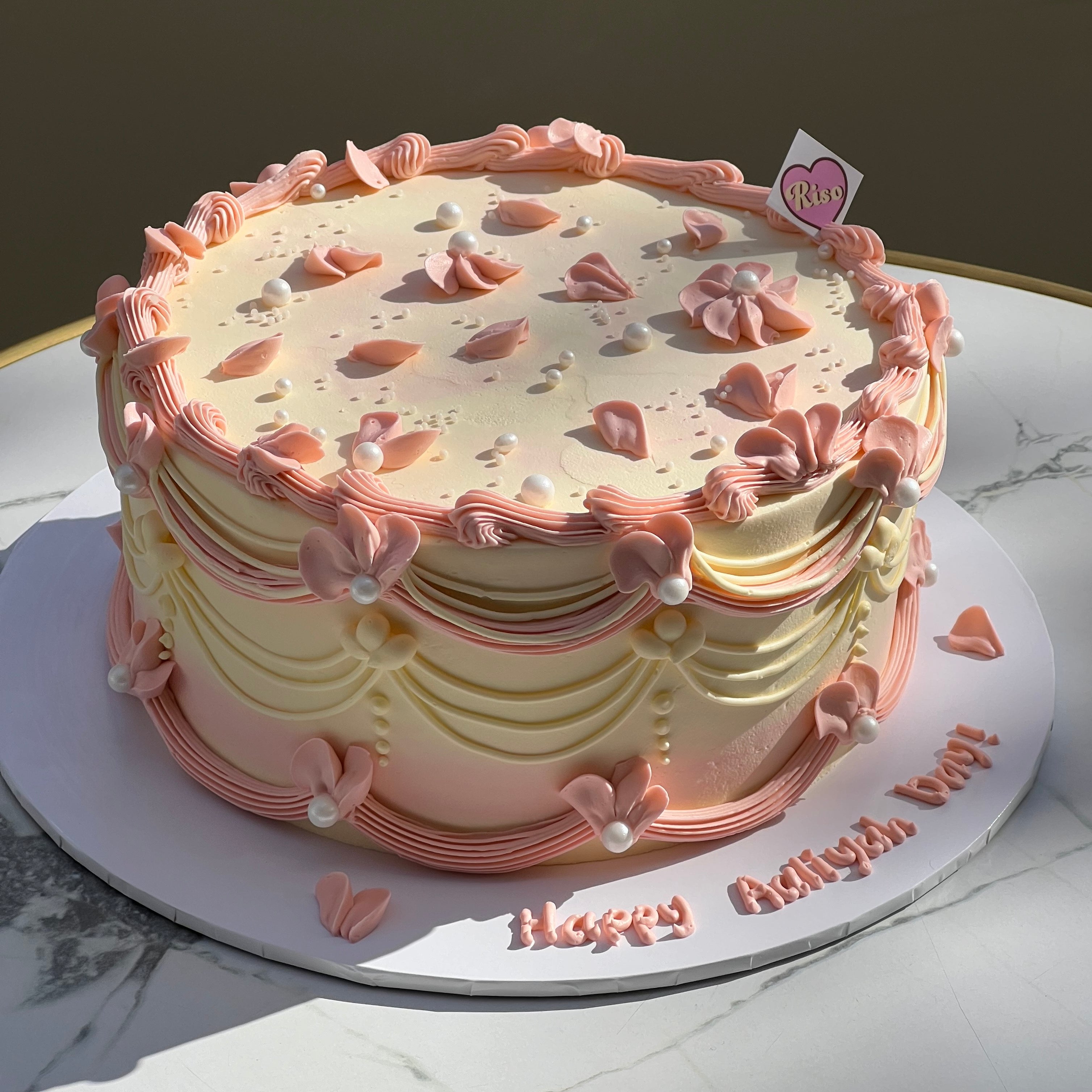 Petal Flower Cake (Round/Heart)