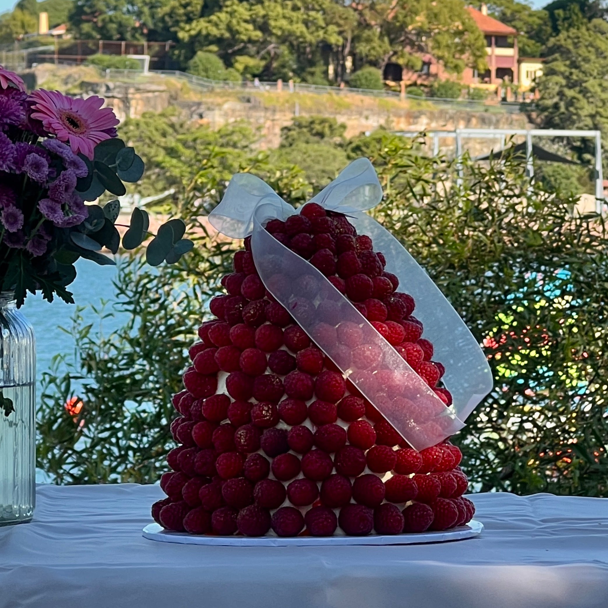 Raspberry Bloom Cake