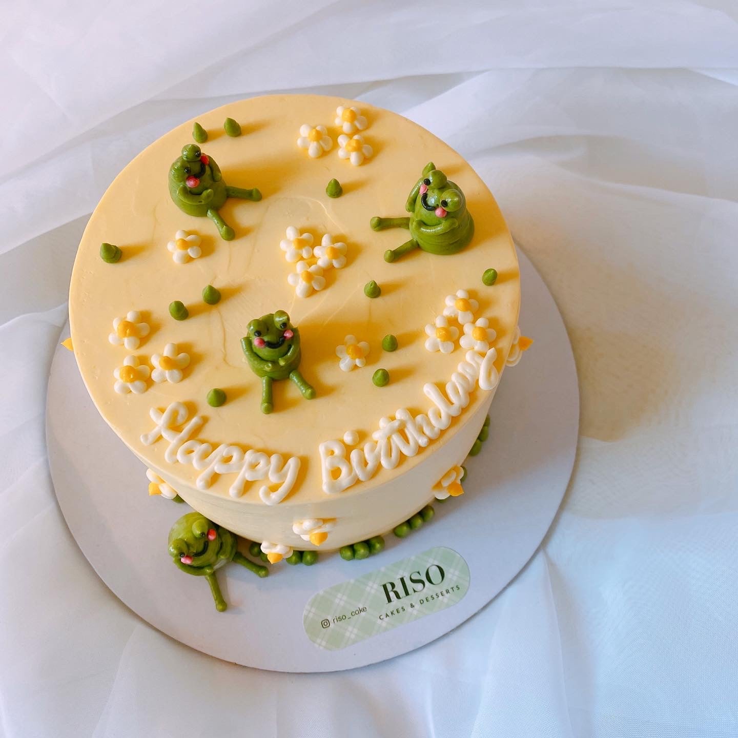 Frog Picnic Time Cake