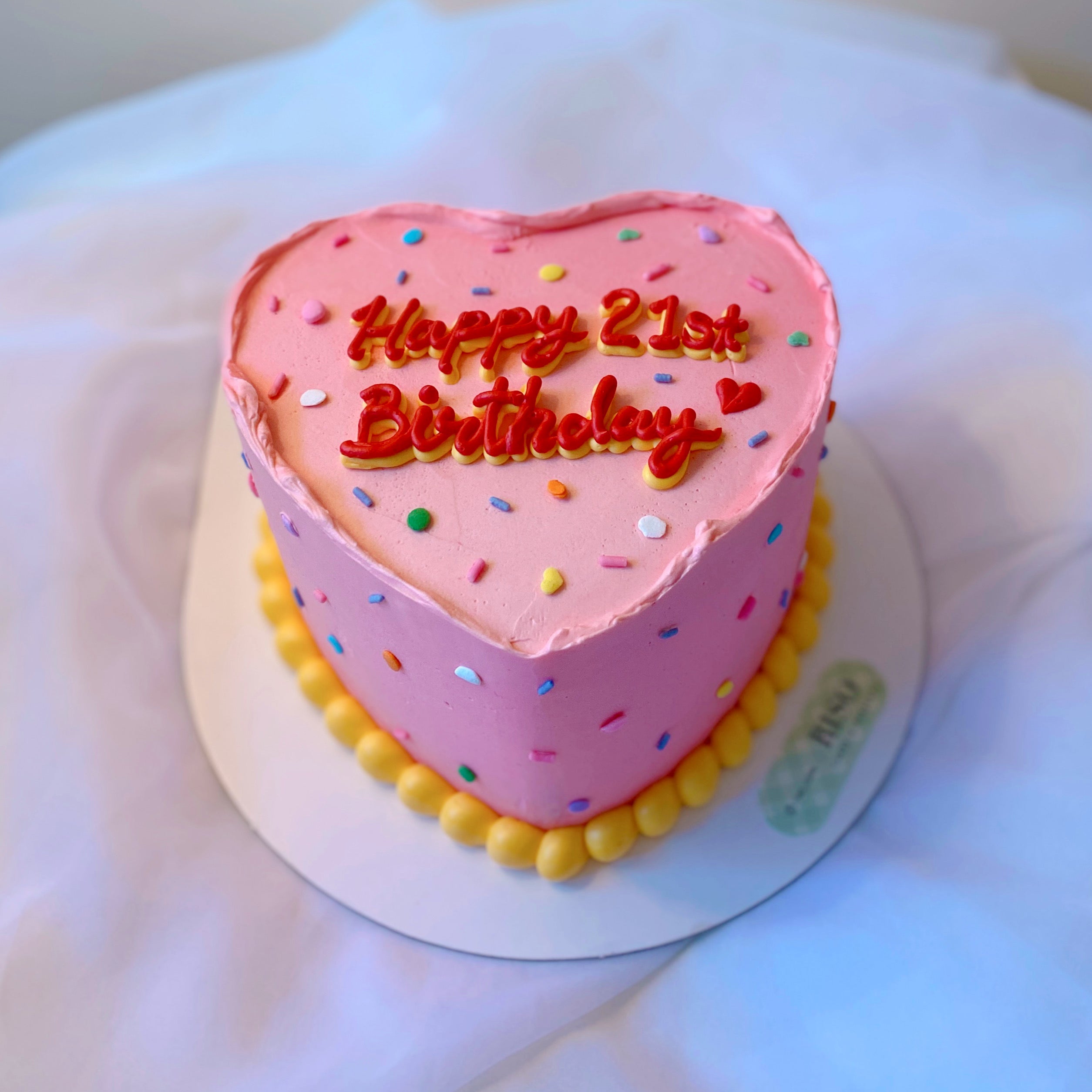 Colour Pop Cake (Round/Heart)