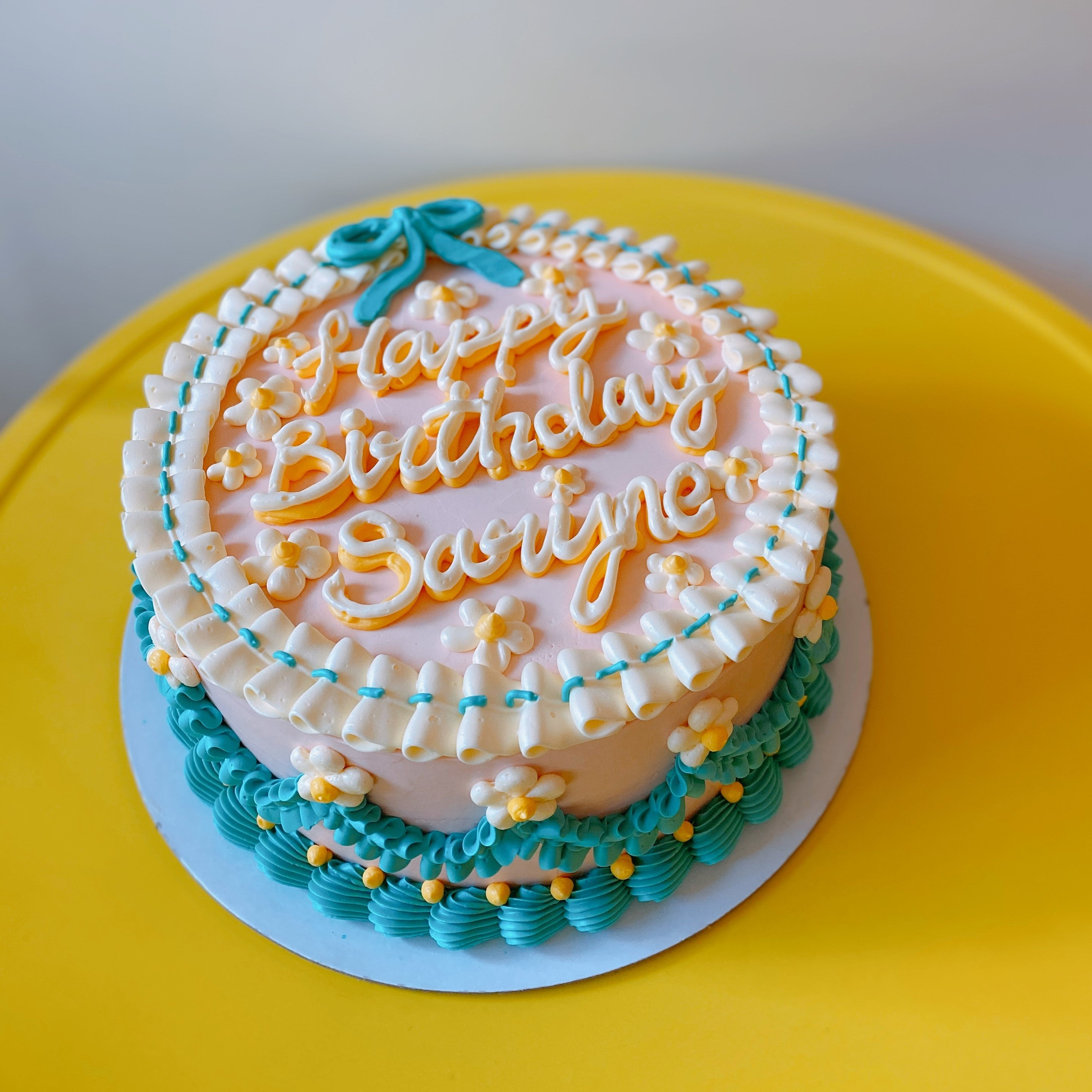 Vintage Illustration Cake