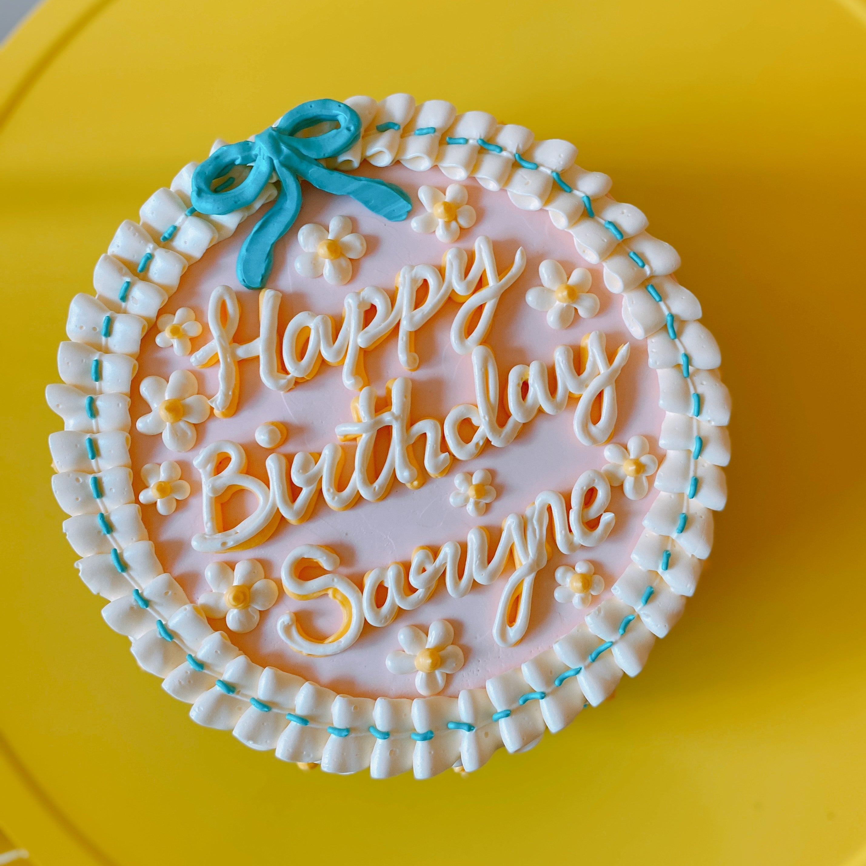 Vintage Illustration Cake