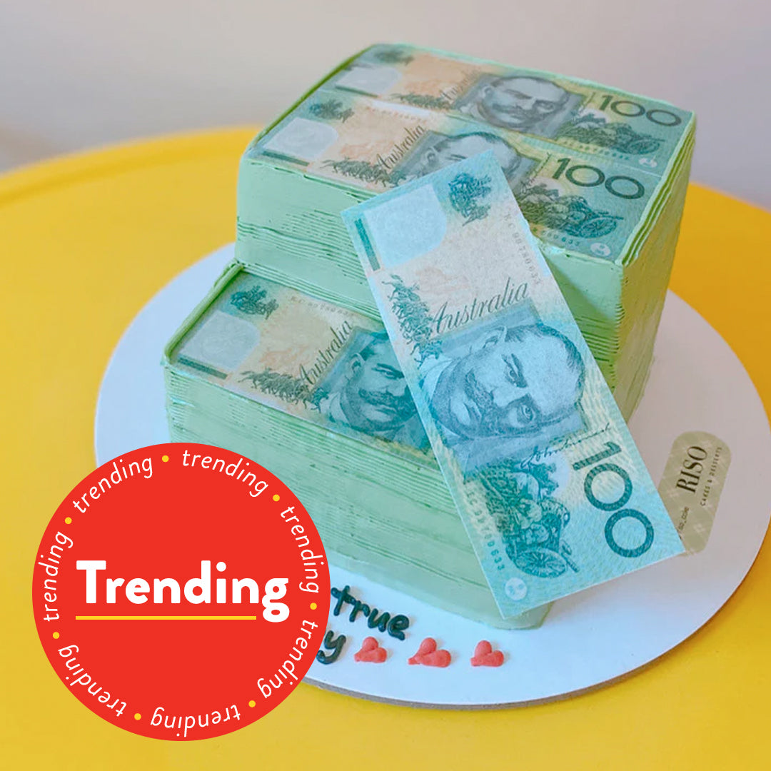 Money Stack Cake