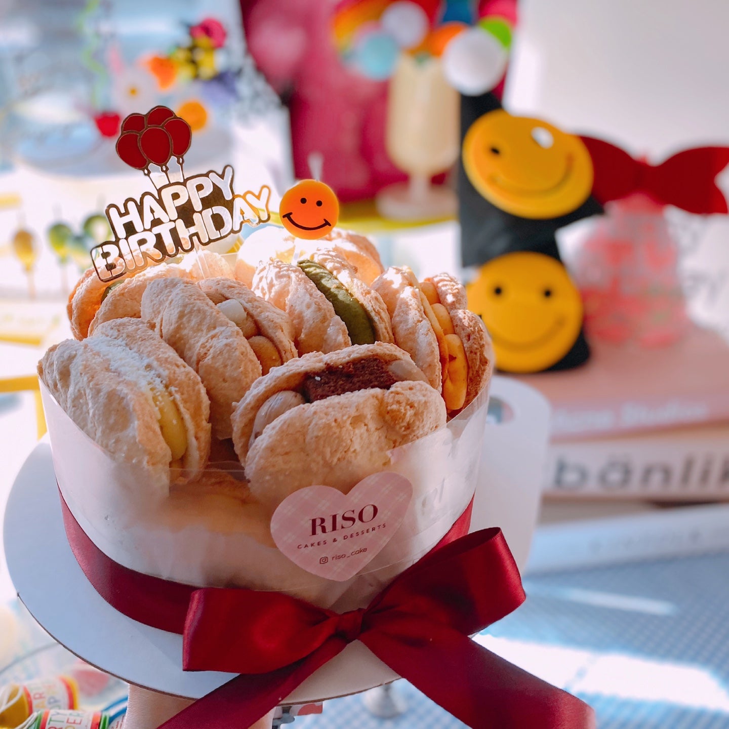 Dacquoise Cake + Candles