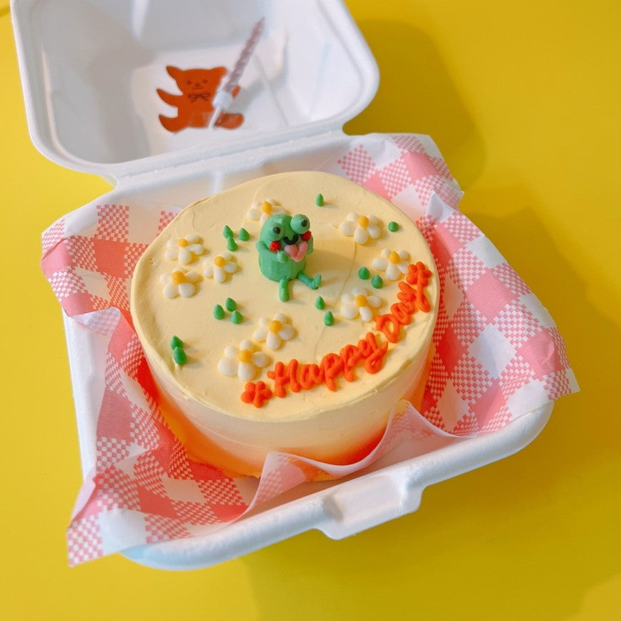 Love 3D Frog Lunch Box Cake