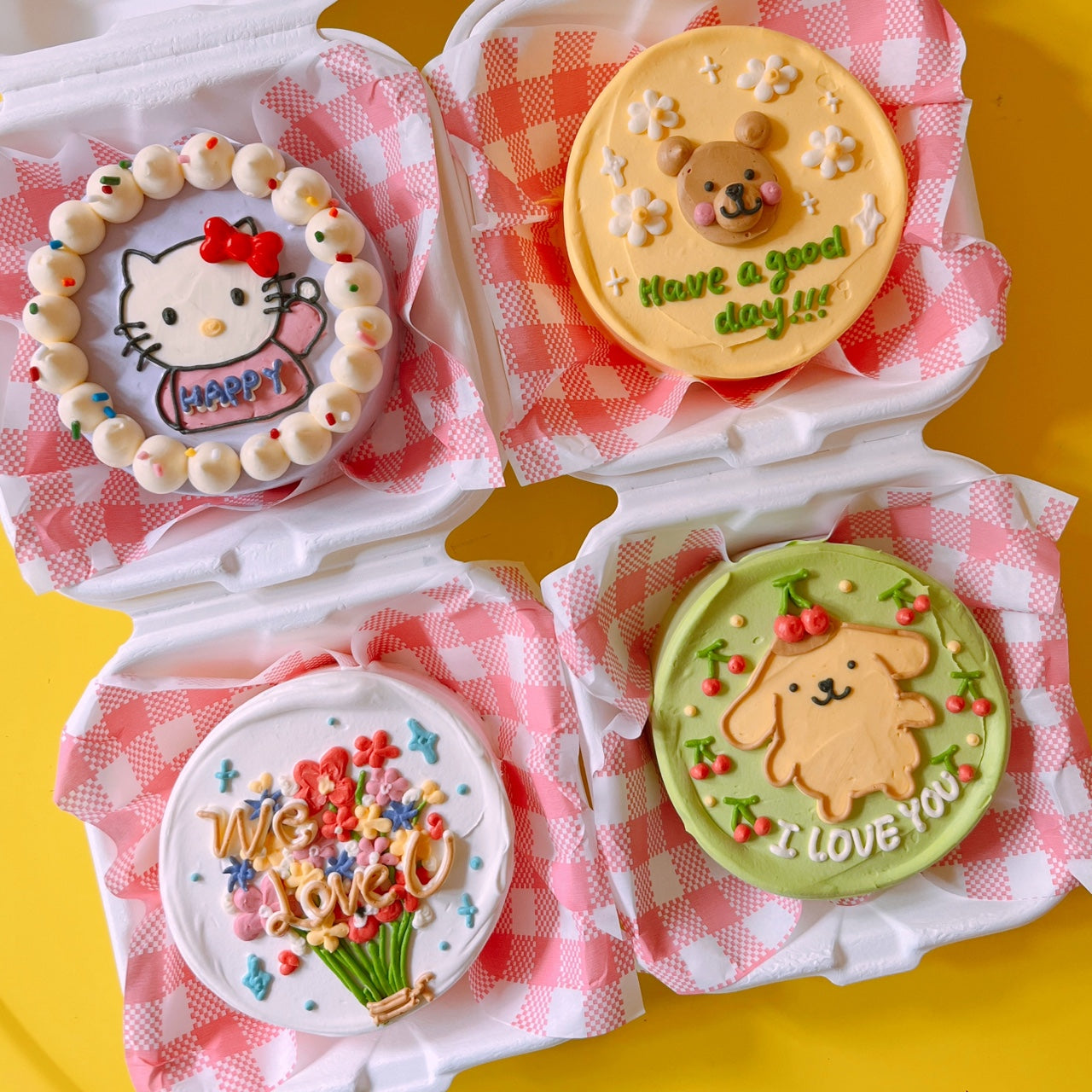 Daisy Bear Lunch Box Cake