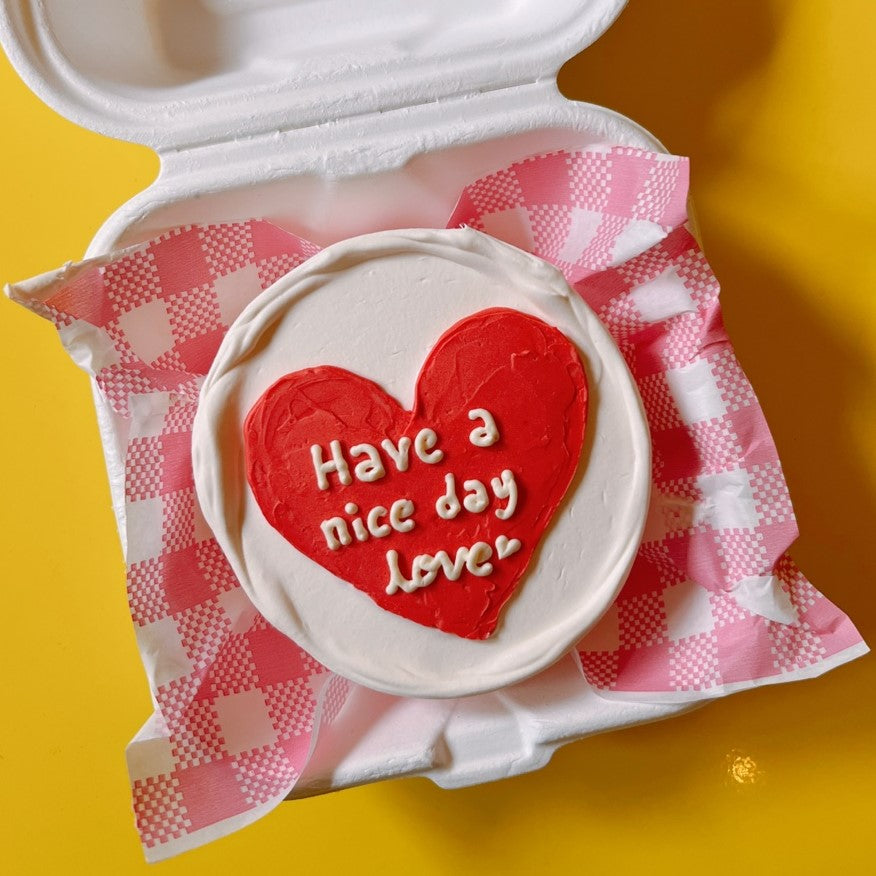 Big Love Heart Lunch Box Cake