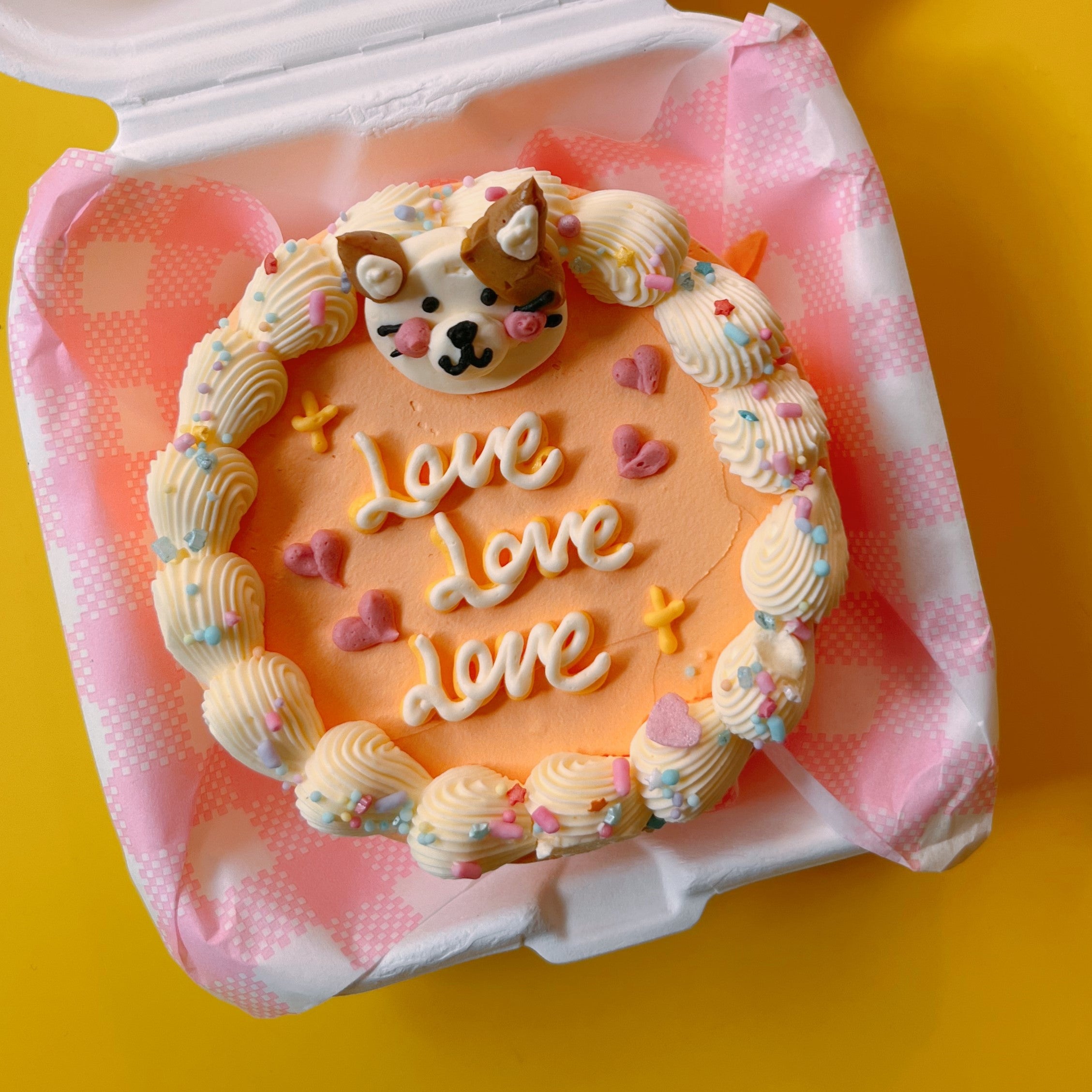 Animal Face Lunch Box Cake