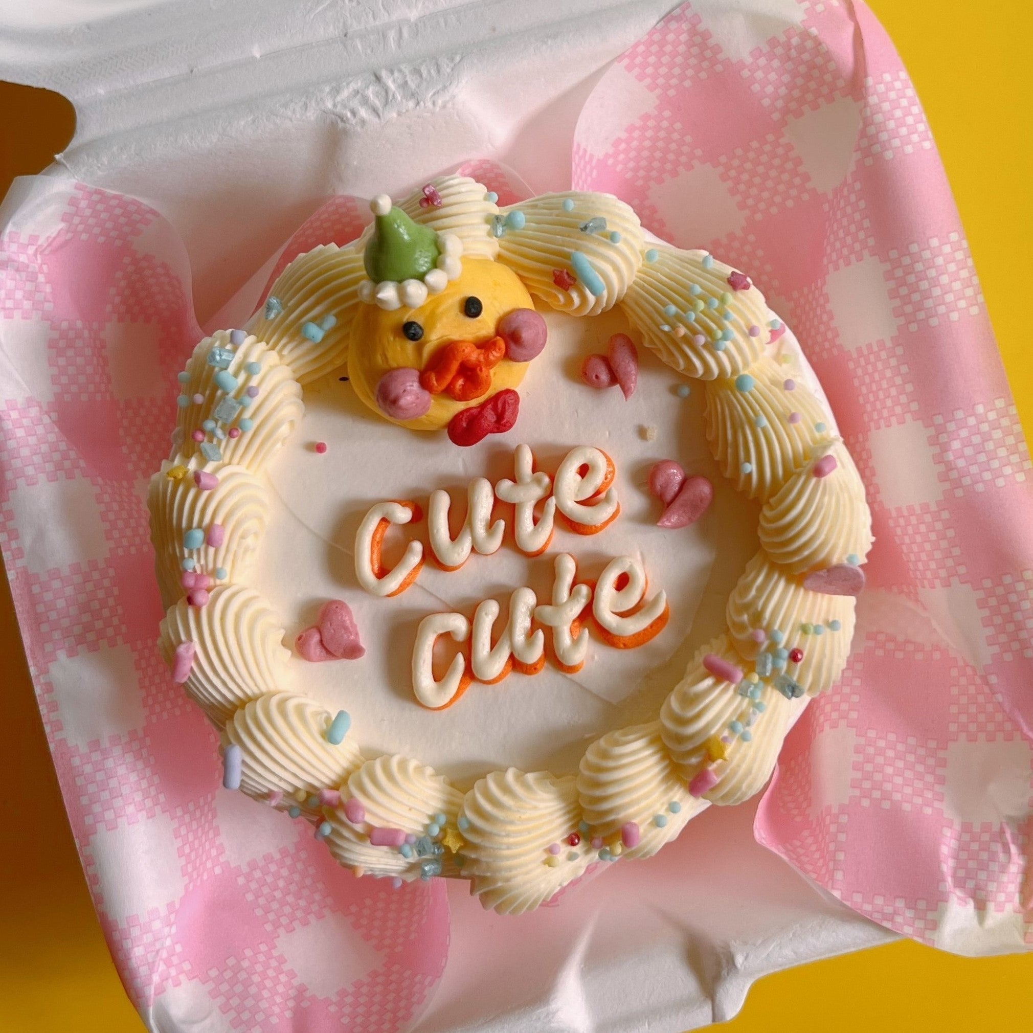 Animal Face Lunch Box Cake