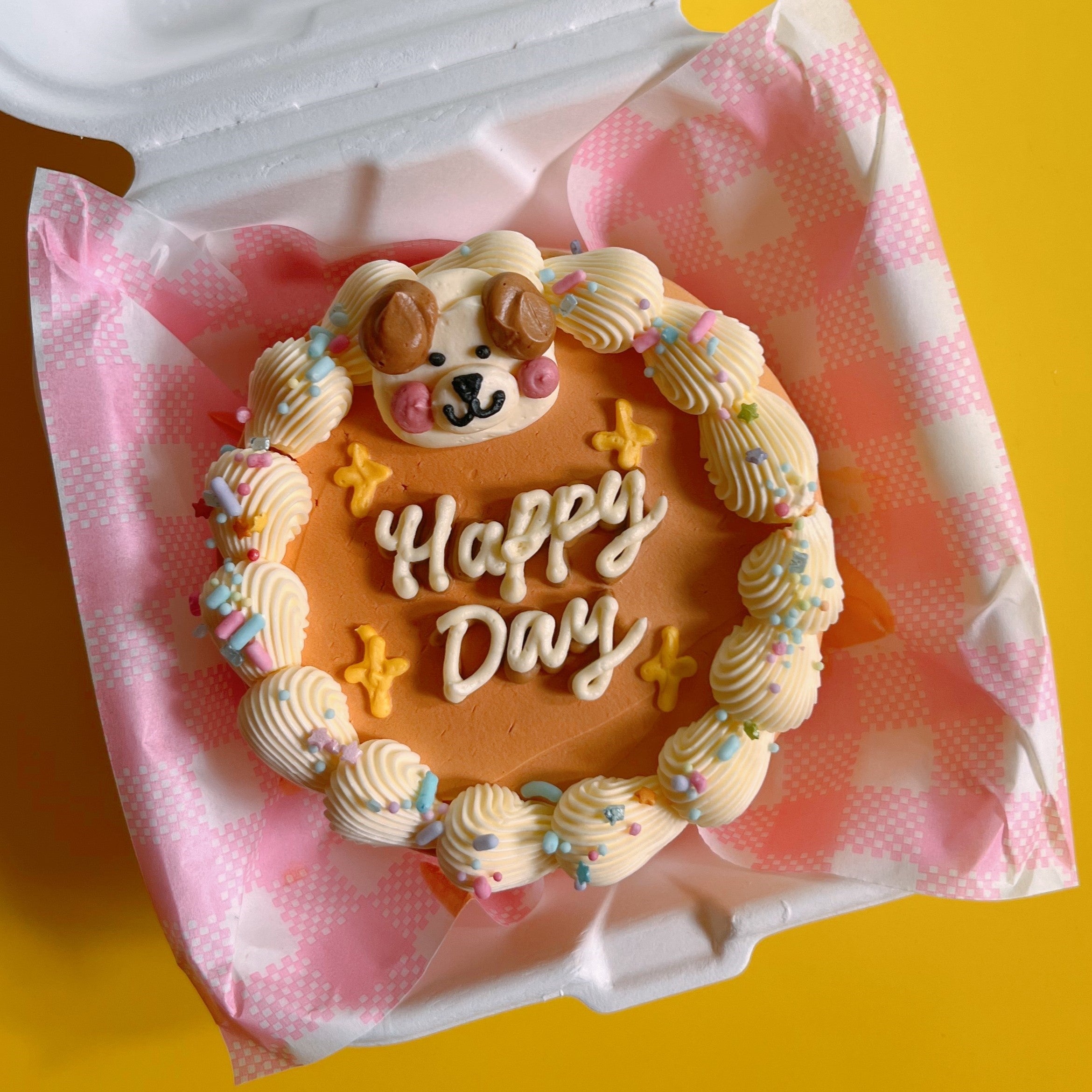 Animal Face Lunch Box Cake