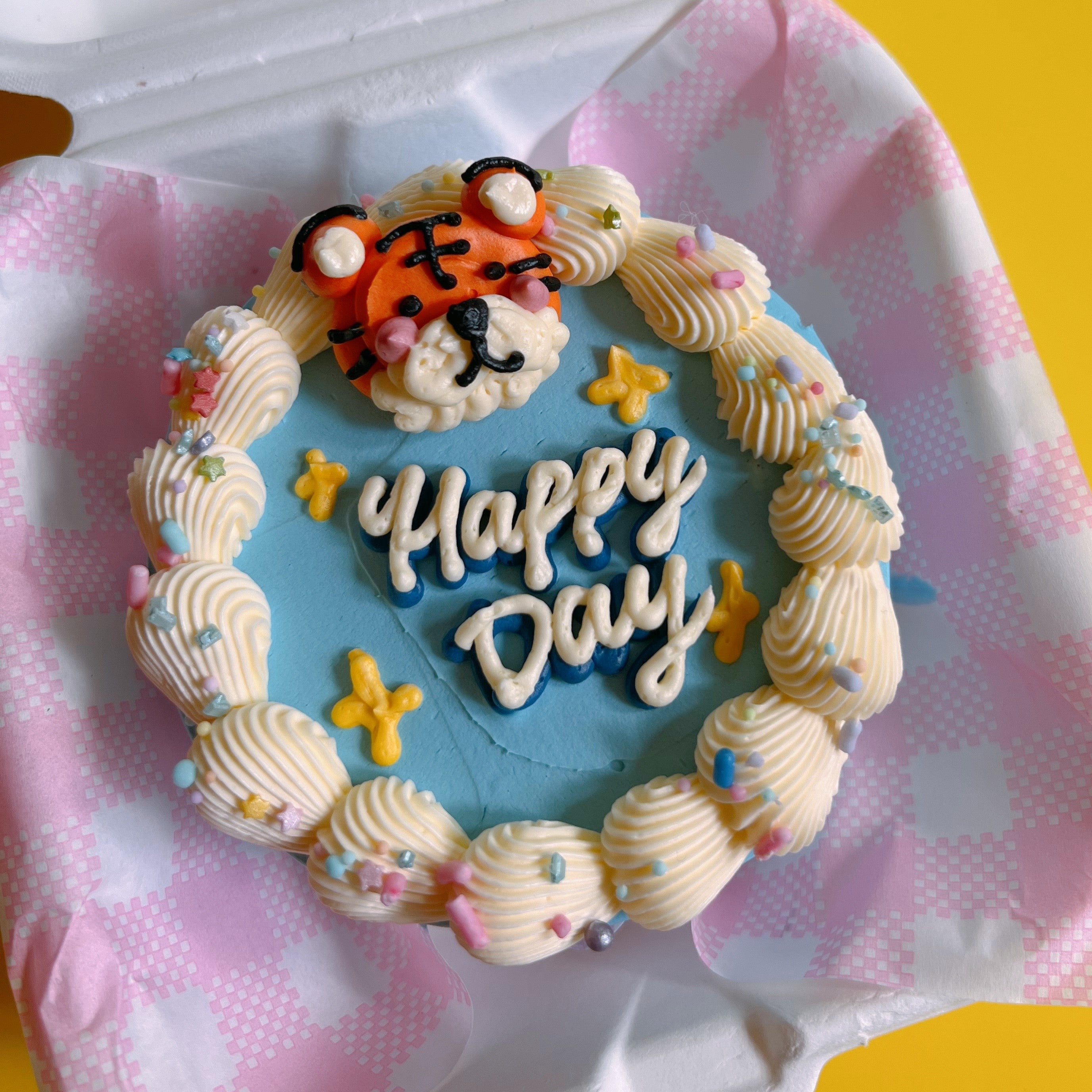 Animal Face Lunch Box Cake