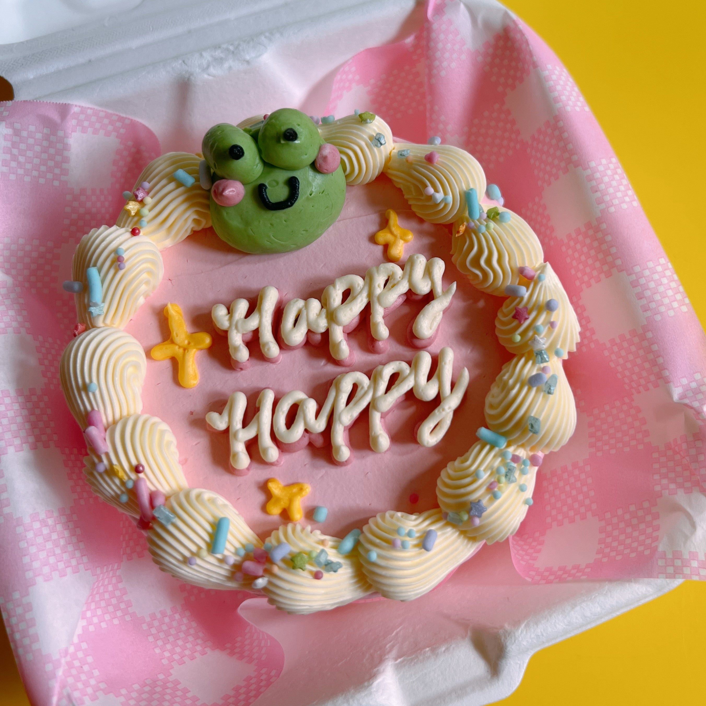 Animal Face Lunch Box Cake