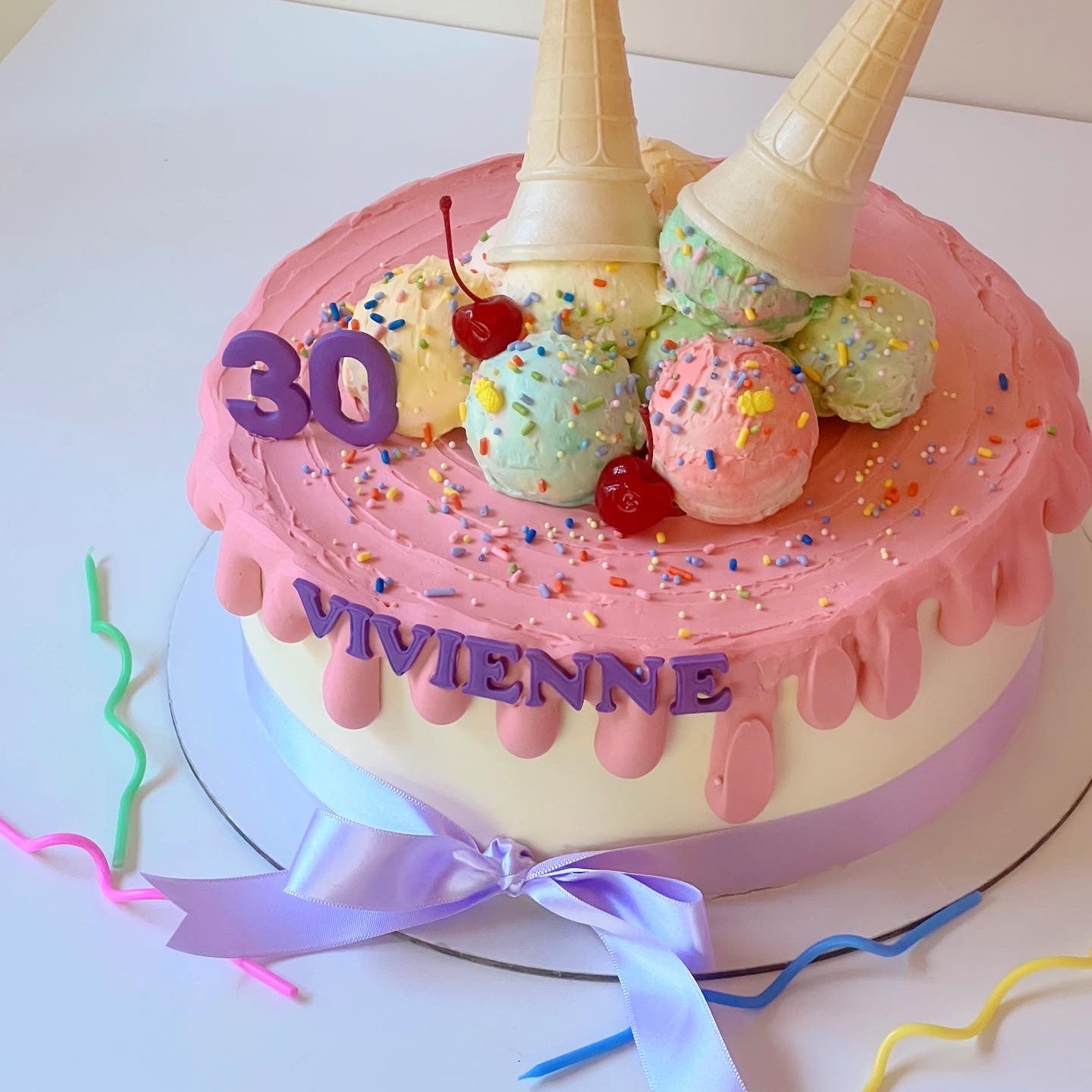 Melting Ice Cream Cake