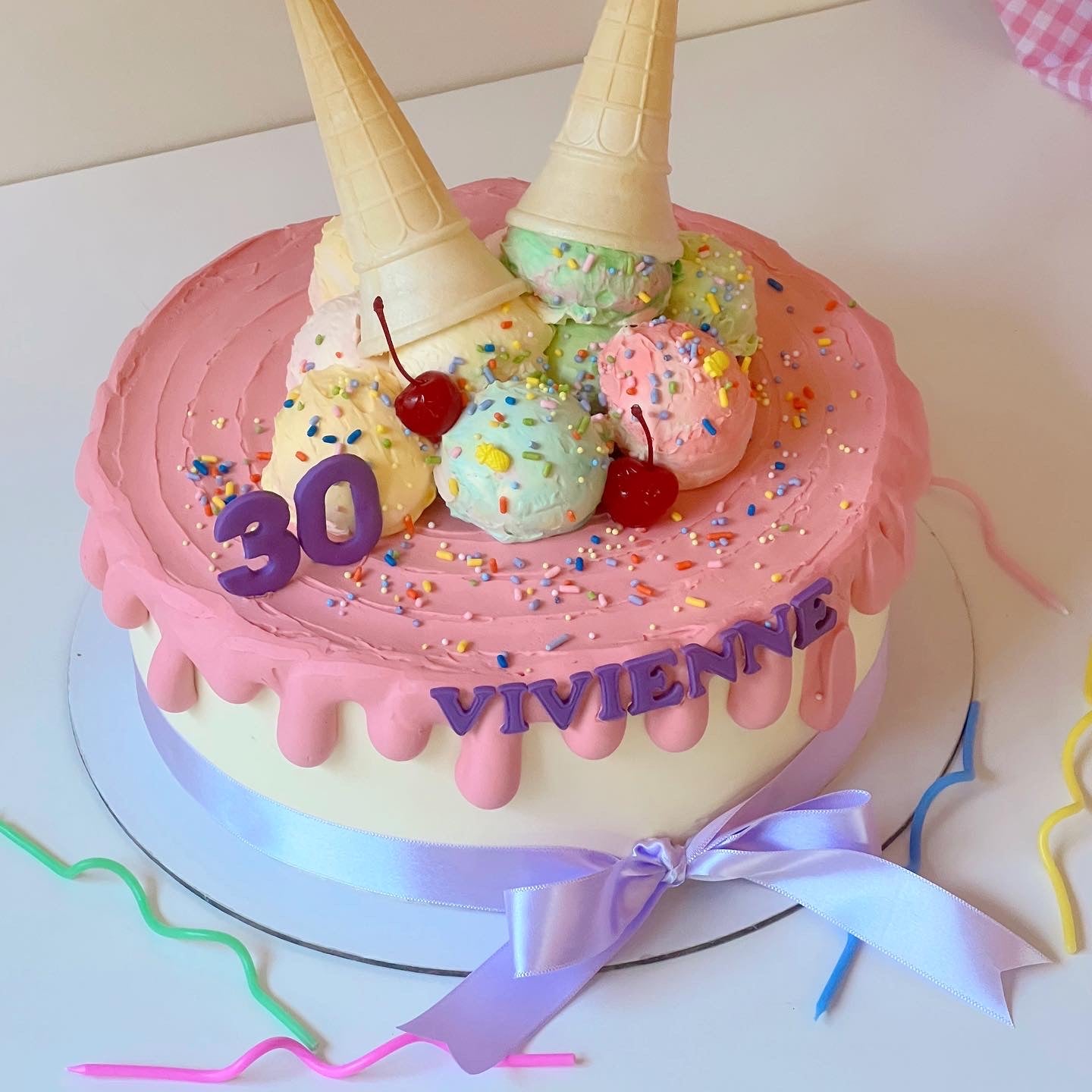 Melting Ice Cream Cake