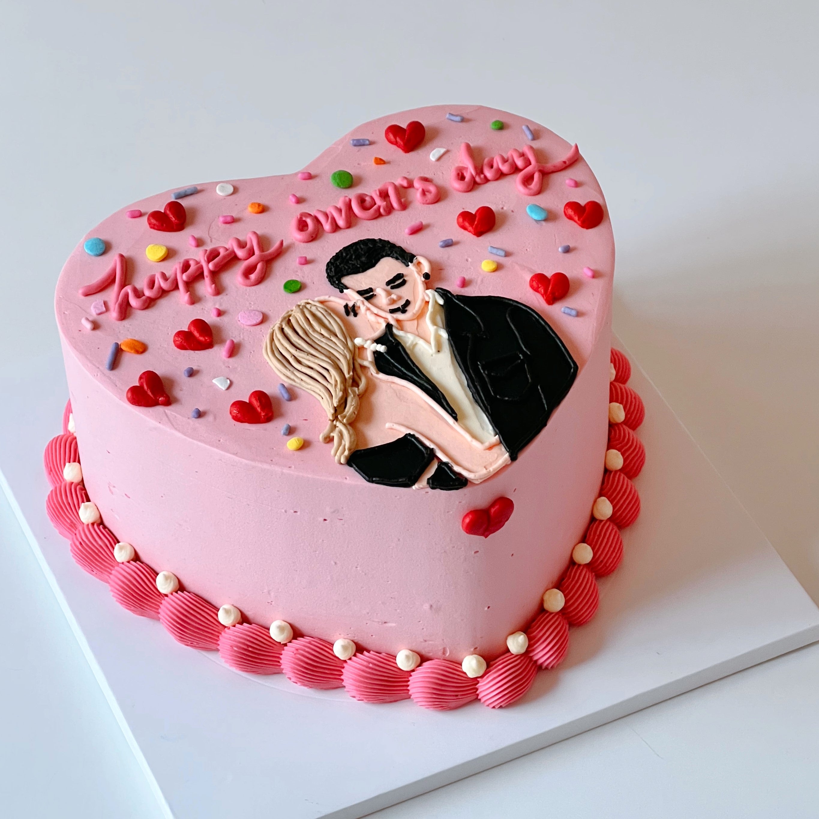 Portrait Illustration Cake (Round/Heart)