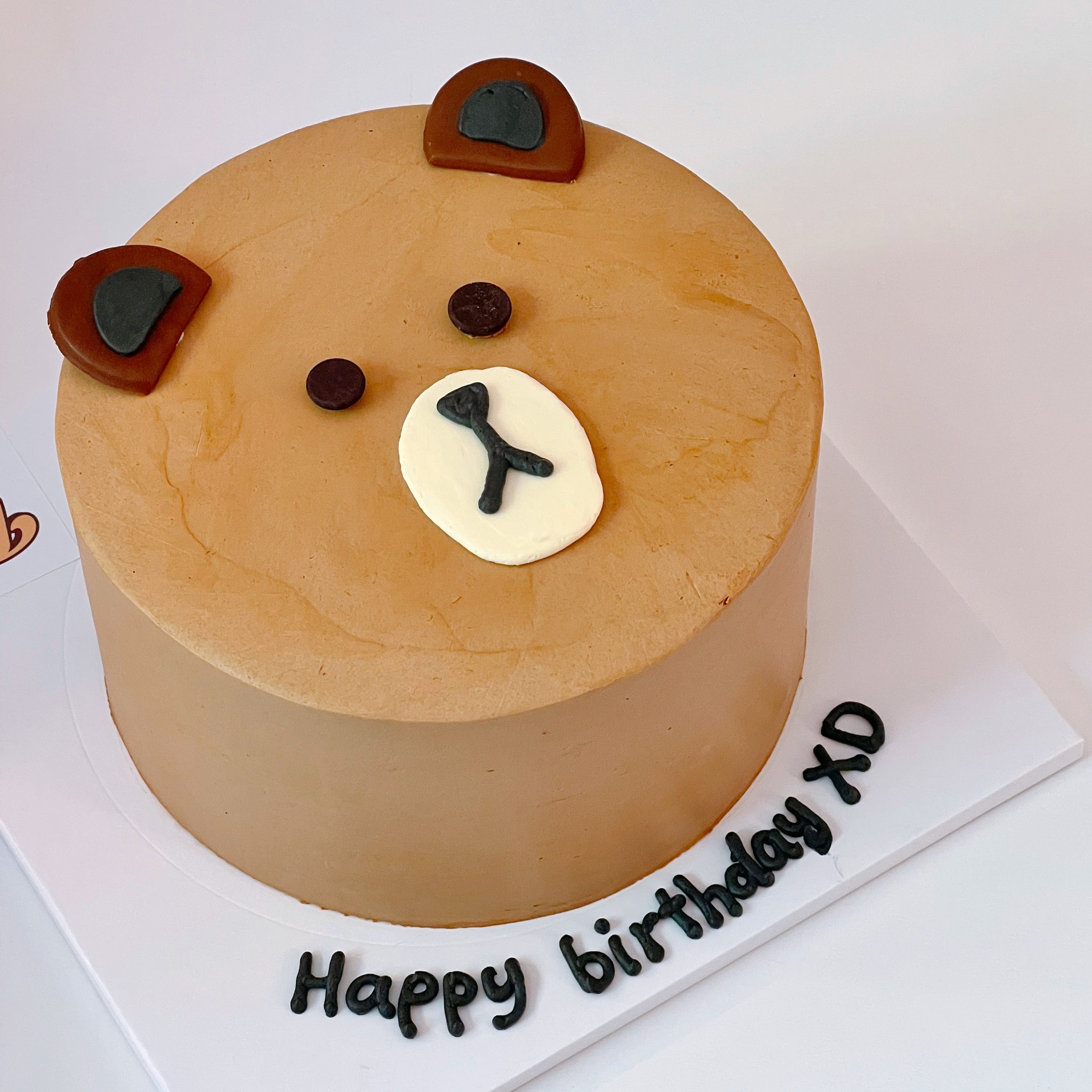 Bear Face Cake