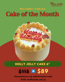 [DECEMBER SPECIAL] Holly Jolly Cake 6"