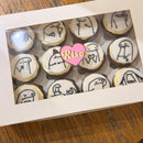 Stick Figure Cupcake