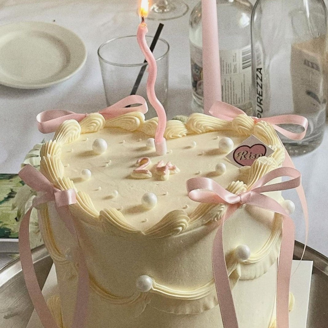 Pearl Balletcore Cake (Round/Heart)