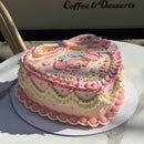 Ribbon My Melody Cake (Round/Heart)