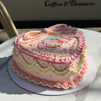Ribbon My Melody Cake (Round/Heart)