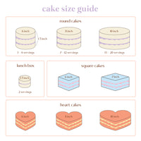 Wedding Picture Cake (Round/Heart)