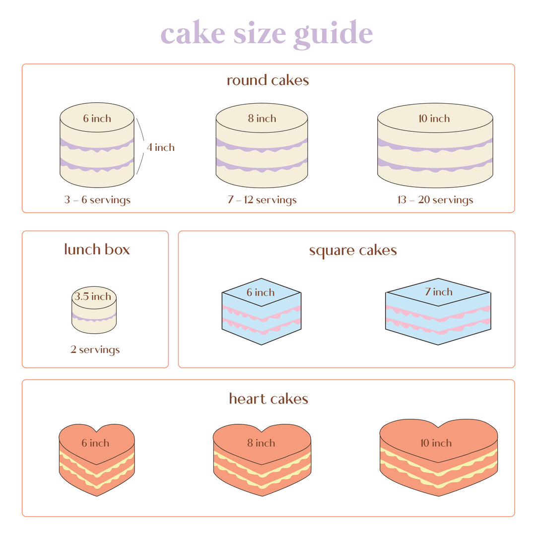 [JUNE & JULY] Ribbon Vintage Cake 6"
