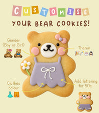 Load image into Gallery viewer, Teddy Bear Cookie (Lettering)
