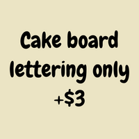 Cake Board Lettering Charge