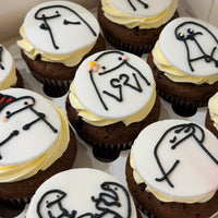 Stick Figure Cupcake