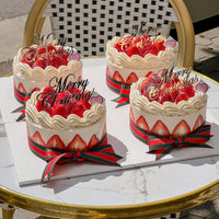 2025 Christmas Strawberry Cake