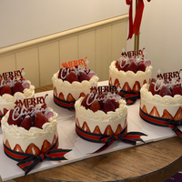 2025 Christmas Strawberry Cake