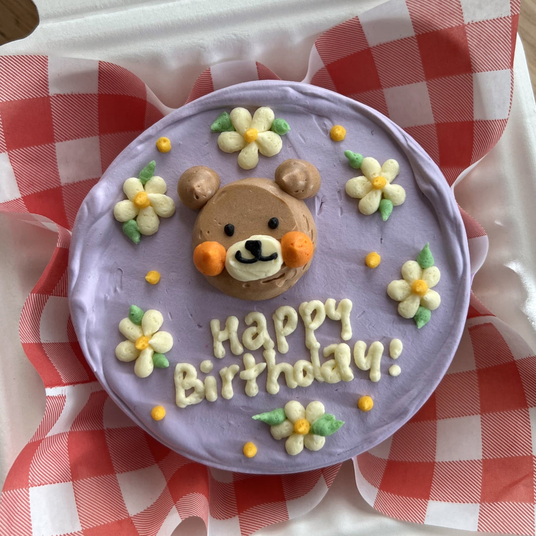 Flower Bear Lunch Box Cake