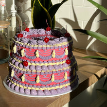 Load image into Gallery viewer, 8&quot;+10&quot; 2 tier Cake
