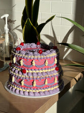 Load image into Gallery viewer, 8&quot;+10&quot; 2 tier Cake

