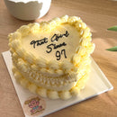 Vintage Glitter Cake (Round/Heart)