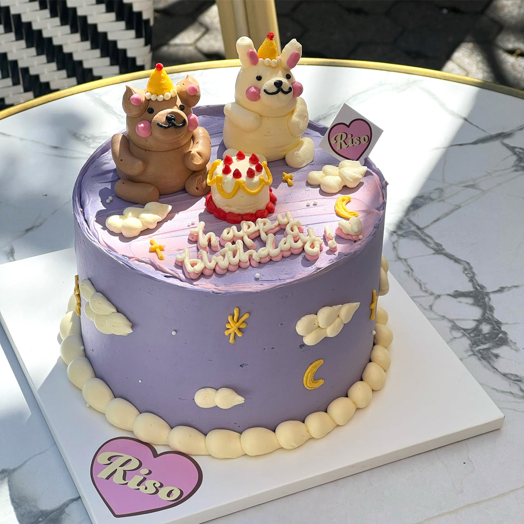 Moonlight Animal Cake