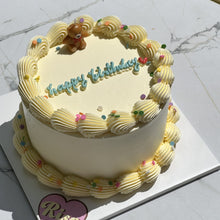 Load image into Gallery viewer, [Gender Reveal] Simple Bear Candle Cake (Round/Heart)
