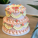 Rose Vintage Cake (Round/Heart)
