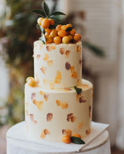 Load image into Gallery viewer, Orange 2 tier Cake
