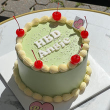 Load image into Gallery viewer, [Gender Reveal] Simple Retro Cake (Round/Heart)
